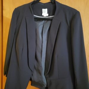 LC Lauren Conrad Fitted Ponte Blazer